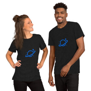 Camiseta de manga corta unisex - Planet Blue